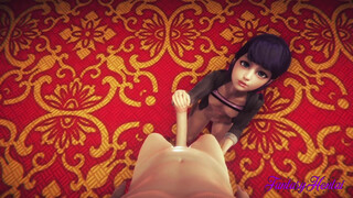 Miraculous Ladybug Hentai - POV Marinette Handjob & Blowjob