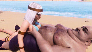 Fat ugly guy fucks egyptian princess (Wildlife animation)