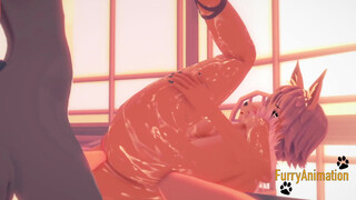 Furry Hentai 3D - Grey Fox Fucks Red Fox