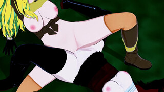 RWBY - Yang X Raven Yuri Hentai