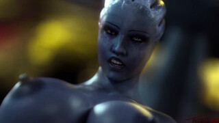 Liara In The Cockpit