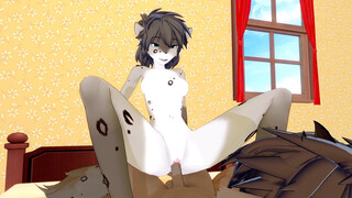 Twokinds - Kat And Zen (Wolf) Finally Gets It On [3d Furry Koikatsu]