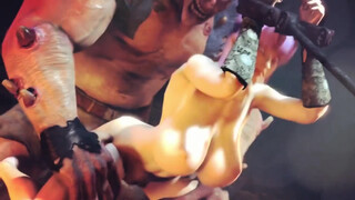 Nidalee 3D Hentai Game - Monster Deepthroat Part 2.