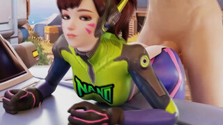 Dva Nano Doggystyle Overwatch Animation 3D with Sound