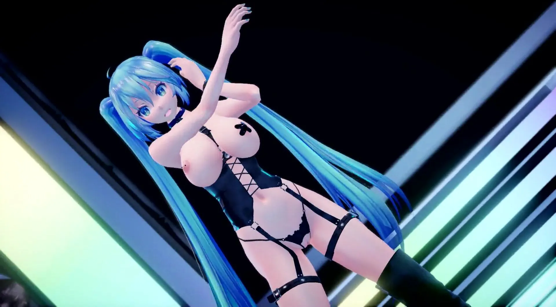 MMD r18 Miku Love Me If You Can