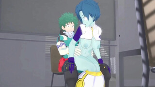 Deku and Bubble girl sex hentai