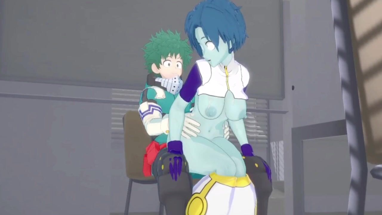 Deku and Bubble girl sex hentai 