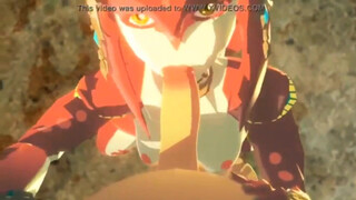 Link and Urbosa-Link and mipha legend of zelda breathe of the wild done by sableserviett (Hentai Porn)