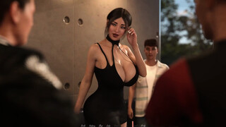 THE OFFICE - Sex Scene #7 Sweet kisses with Big Boobs Chick