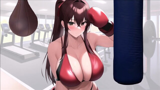 Spanish Audio JOI CBT - 3 Boxeadoras VS tus huevos.