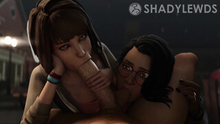 Max & Alex Tag Team A Big Cock (Life is Strange)