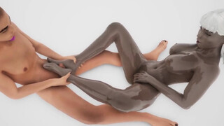 The beauty got into the wild on the beach with a big dick 18+