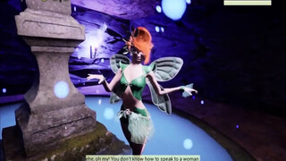 Vruk gets a Wingjob on his huge cock! The Single Goblin sex game