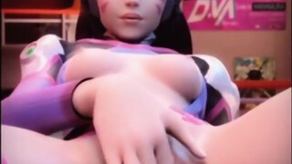 D.Va Fingering Herself Sound Version