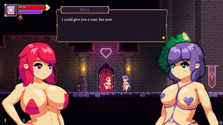 Scarlet Maiden Hentai game PornPlay Ep.1 Starpon lesbian fun with naughty goblin