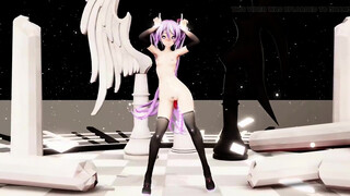 miku prolapso butt plug - purple hair color edit smixix