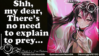 [Patreon Preview] A Vampire Pins You Down For A Meal [Parts 1 & 2] [Vampiress x Delicious Human]