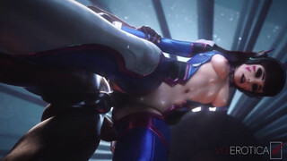 D.va get Fucked By Big Black Cock !