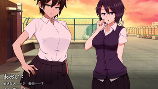 【#01 同人エロゲー コクハクゲエム(体験版)実況動画】性格の悪い爆乳JK達に誘惑されまくる物語。(巨乳・爆乳JK抜きゲー・抜けるアダルトPCゲーム) Hentai game)