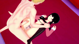 POV Loid Forger has sex with Yor Forger : Spy x Family