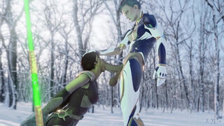 Jade Sucking Frost's Big Cock