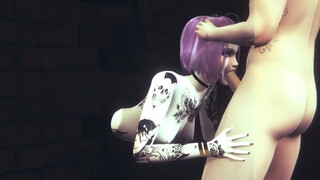 Hentai Uncnsored 3D - Alice Threesome