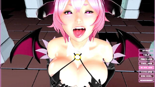【H GAME】爆乳サキュバスの騎乗位で濃厚中出し♡ 3Dエロアニメ