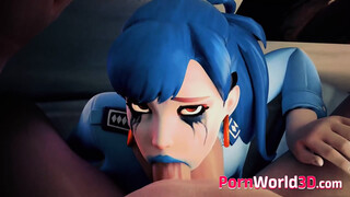 Overwatch Beautiful DVa Getting Fucked