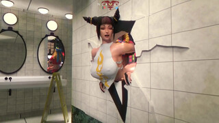 Street Fighter Juri Karin And Sakura - Juri Sakura