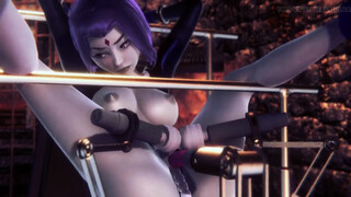 Raven on a sex machine : Teen Titans Porn Parody