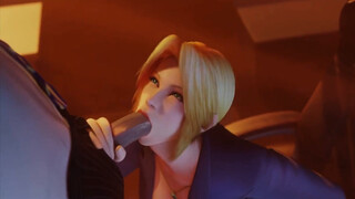 Gorgeous Cutie Sucking A Big Dick