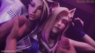 Awesome Porn Animation from Blender! Jill, LoL and more!