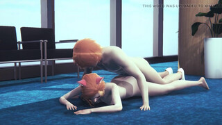 Hentai Uncensored - Kitty Girl is fucked in the office