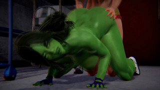 Futa - Anal - Supergirl x She Hulk