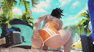 Filming An Amateur Porno With Tracer On The Beach