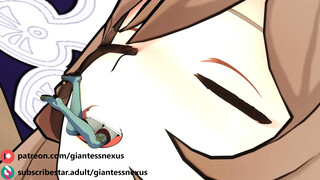 Unaware Vore (Genshin Impact Giantess)