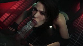 Resident Evil 3 Remake Jill Getting A ThroatPie While Being Fucked From Behind
