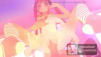 Himechan Sex Missionary Public Show Creampie Pussy 3D Hentai