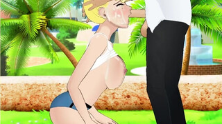 Mrs brief gets her face fucked by bulma's boyfriend