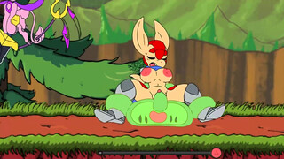 Armadillo QUEST with a big titty Horny Girl♥