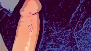 Cartoon cock horny after bong rip