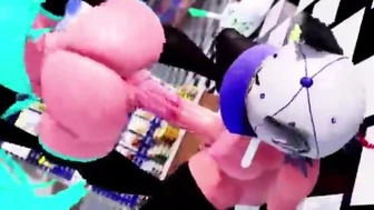 3D Big Dick Futa Babes Huge Cumshots!