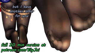 Hentai JOI Preview - You Make a Deal With Ganyu(feet, femdom, edging) February patreon exclusive