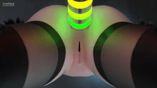 2B fucked in the ass (Close Up)