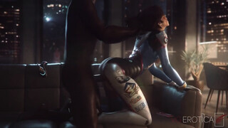 Overwatch 3D Porn : ( D.va Doggystyle )