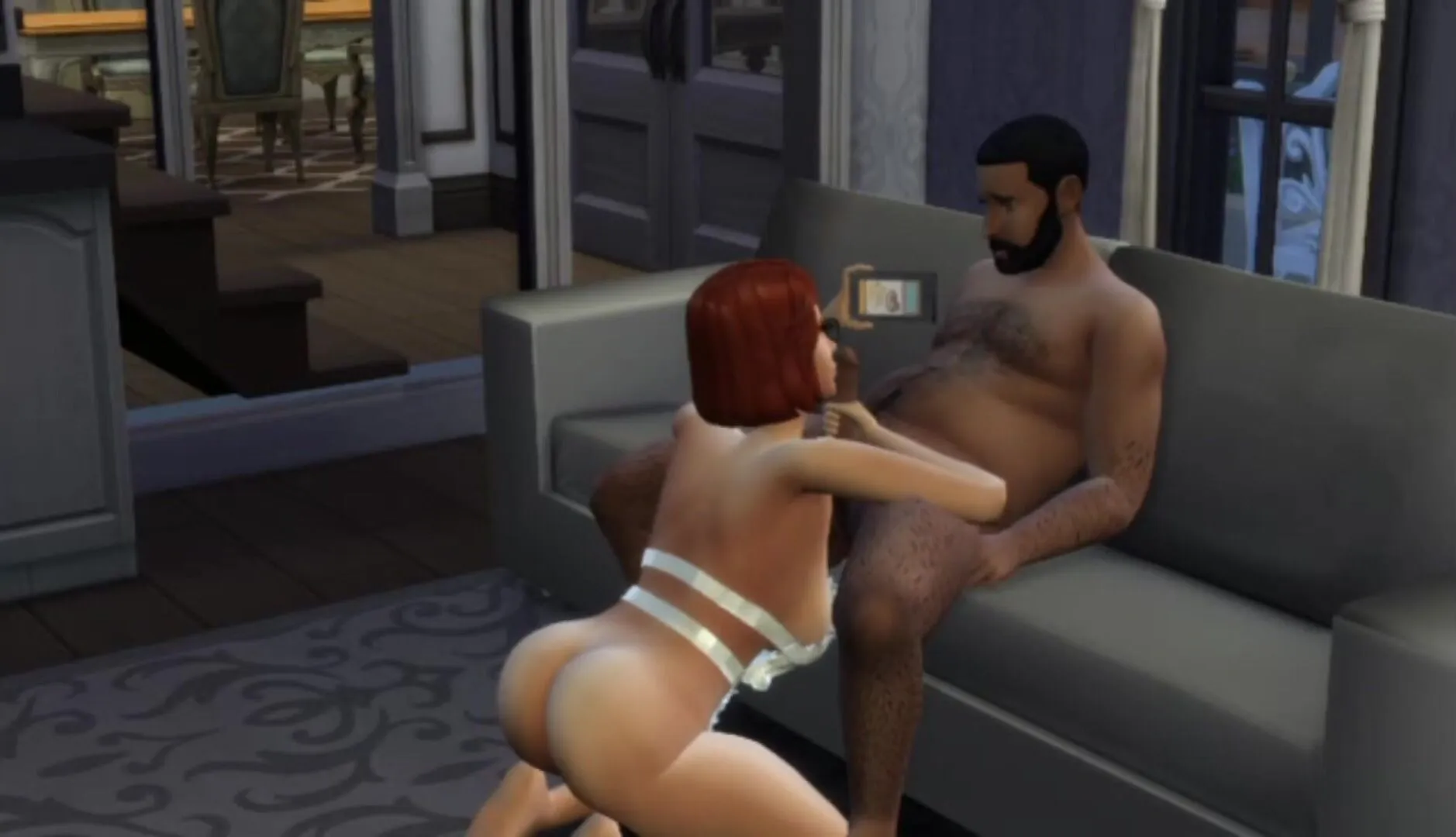 Eliza Pancakes starts her porn career! Woke up her husband | Sims 4 - Porn  Stories (Part