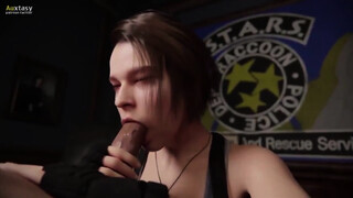 Jill Sucking A Lucky Guy Off In The P.D