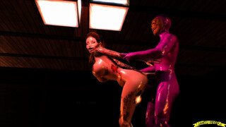 Leatherface 3D animation Monster cock