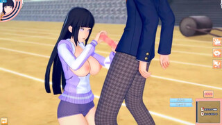 [Hentai Game Koikatsu! ]Have sex with Big tits Naruto Hinata Hyuga.3DCG Erotic Anime Video.