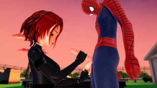 (3D Hentai) Spiderman x Black Widown